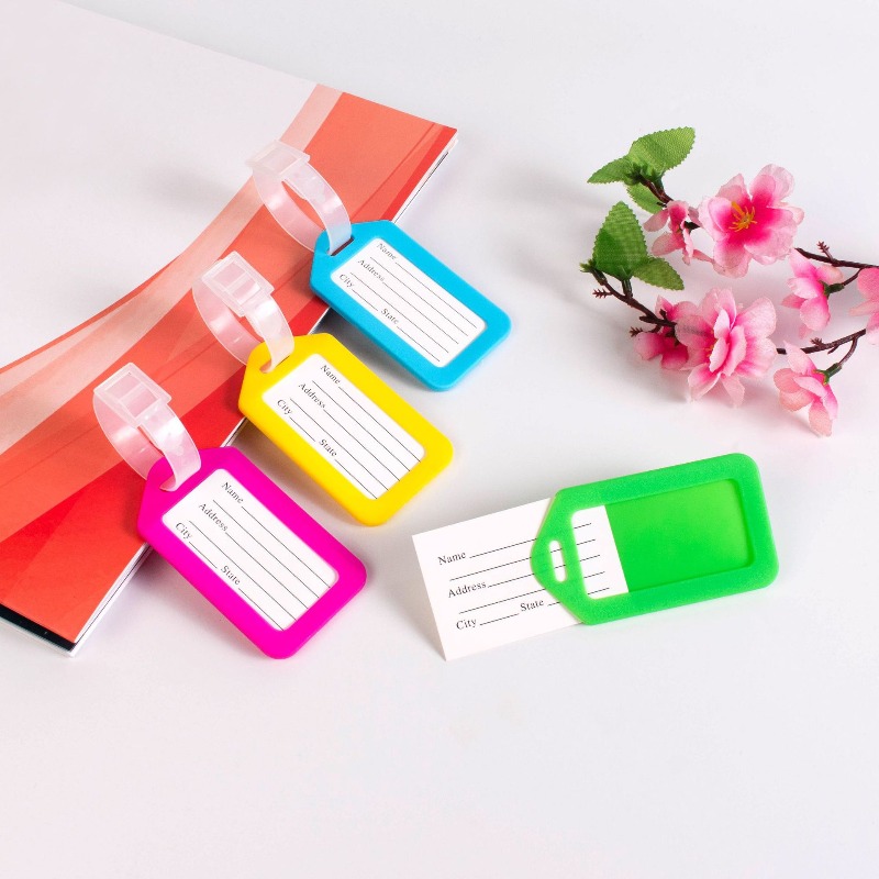 Men'S Accessories Travel Bag - 5PCS Luggage Tag Boarding Shipping Plastic