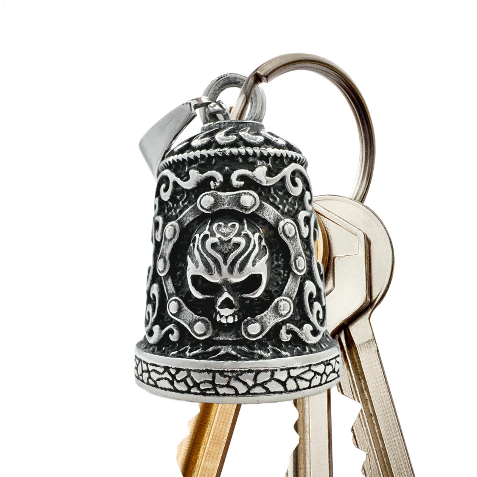 Men'S Accessories Chain - Skull Bell Charm Motorcycle Bells Decor