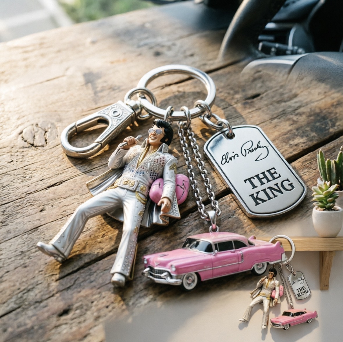 Men Accessories Fashion - Michael Jackson Keychain, Classic Dance King