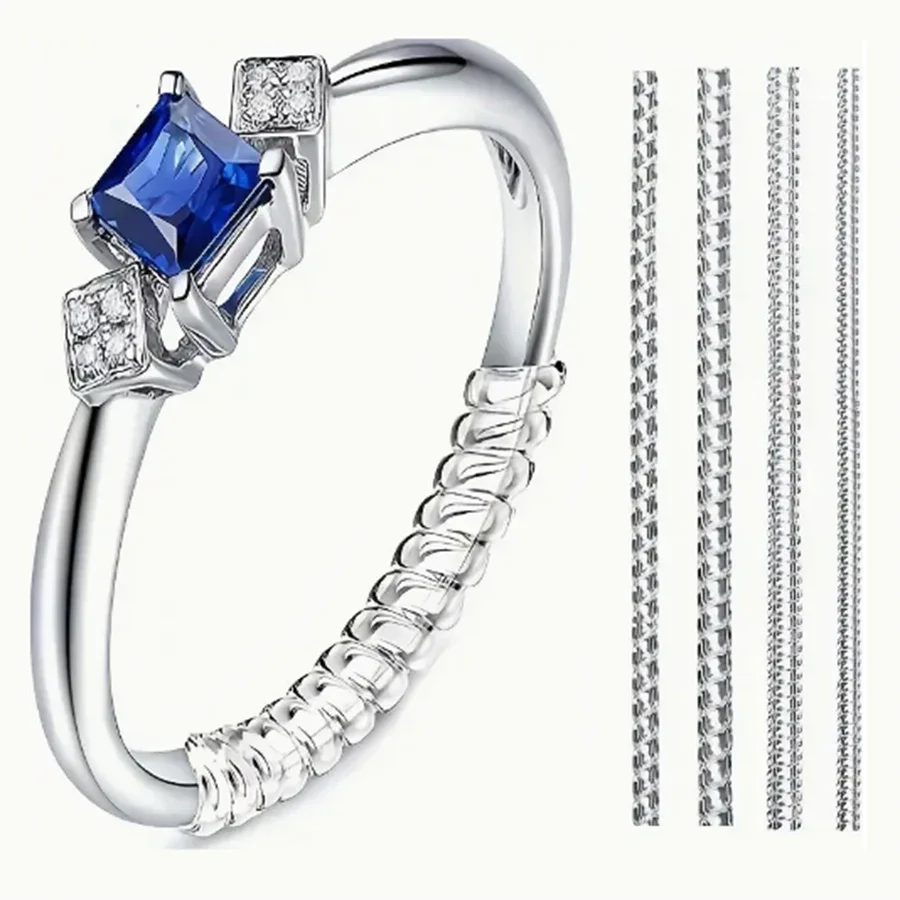 Men Accessories Ring - 4/8pcs-Ring Size Adjuster-Invisible Ring Protector, suitable