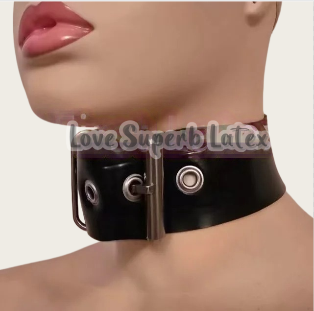 Men'S Accessories Chain - 0.4mm Sexy Latex Neck Choker Rubber