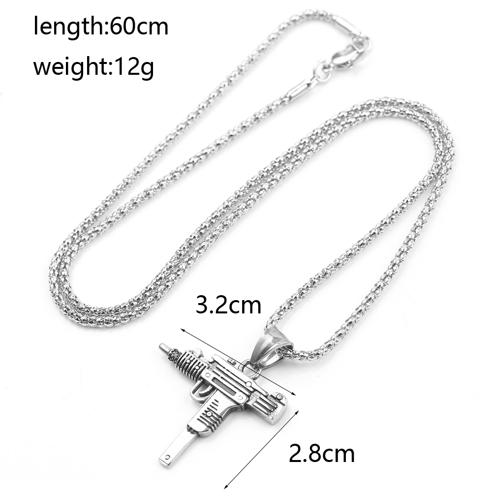 Punk Uzi Pistol Machine Gun Ne - огляд і ціна Men Accessories Fashion