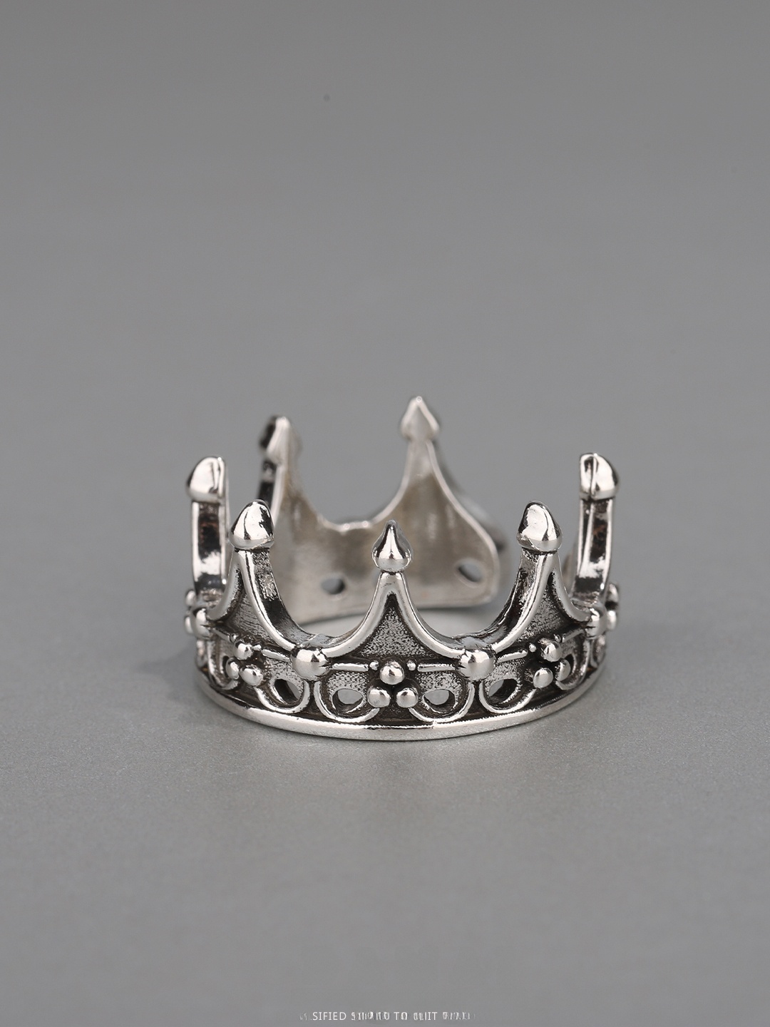 Gothic Crown Ring Adjustable O - огляд і ціна Men Accessories Ring