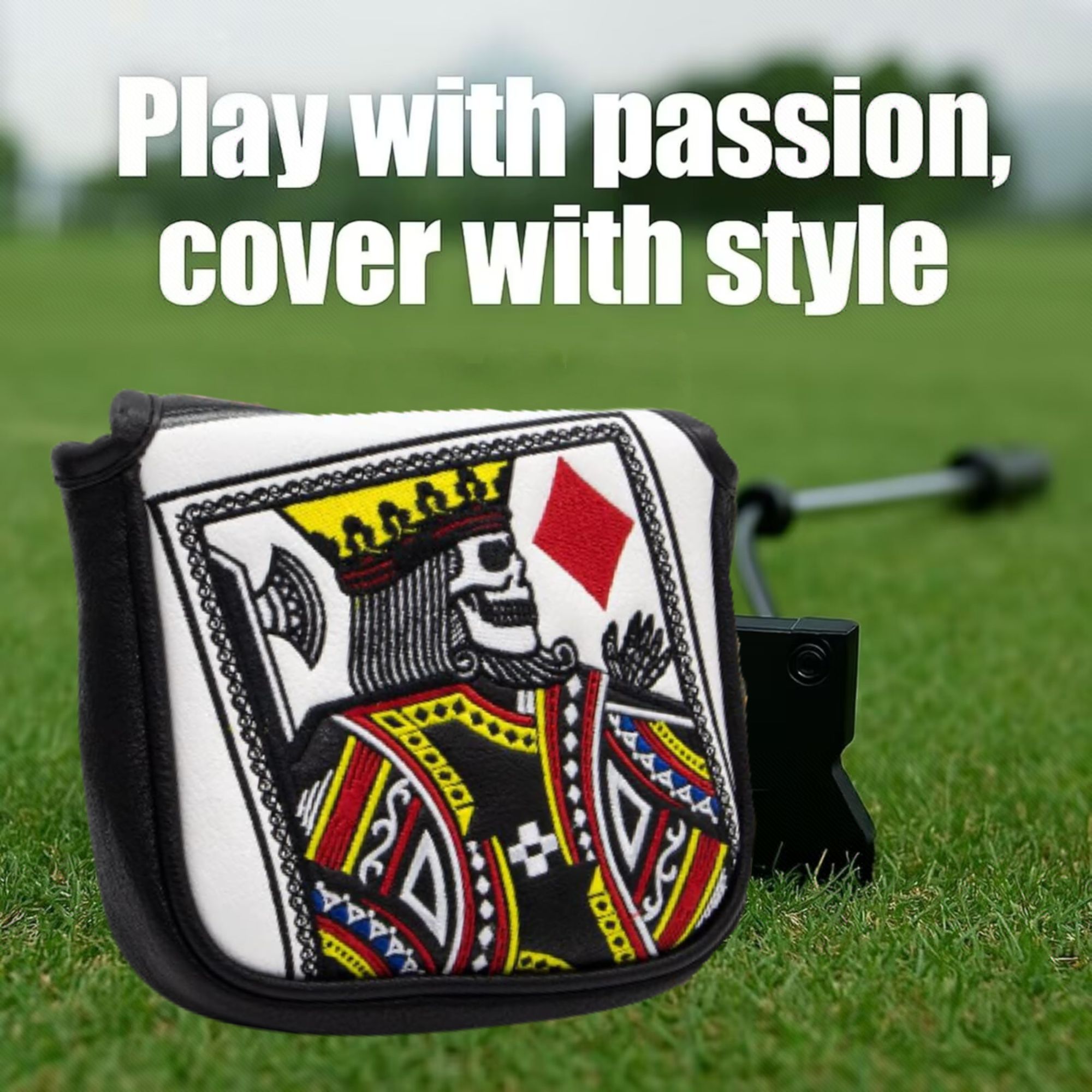 King Of Hearts Embroidered Mal - огляд і ціна Men'S Accessories Golf