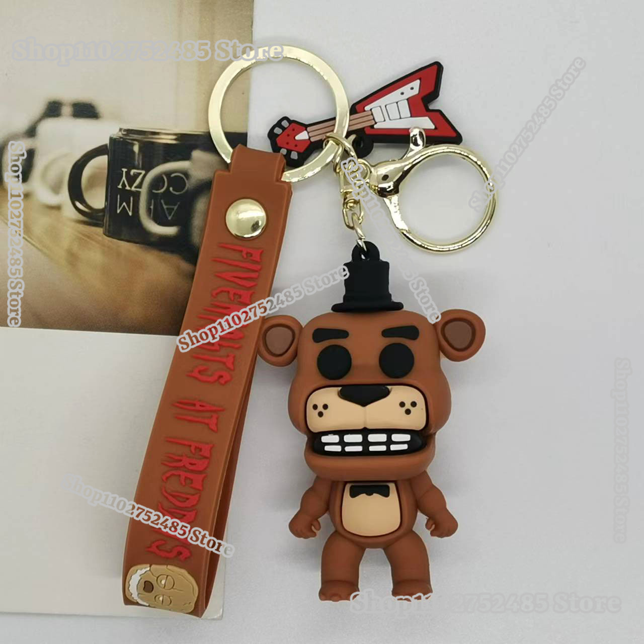 5pcs Cartoon Anime FNAF Figure - огляд і ціна Men Accessories Ring
