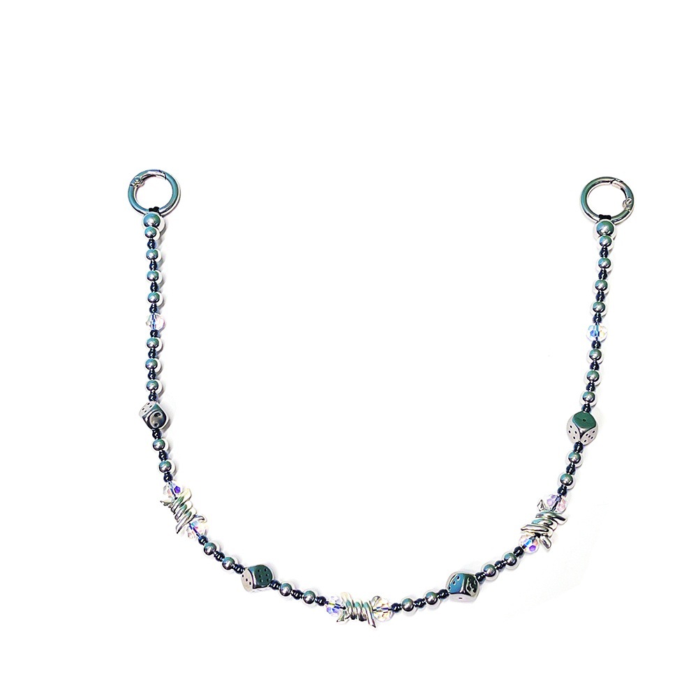 HERLOOK Cool Punk Dice Metal B - огляд і ціна Men'S Accessories Chain