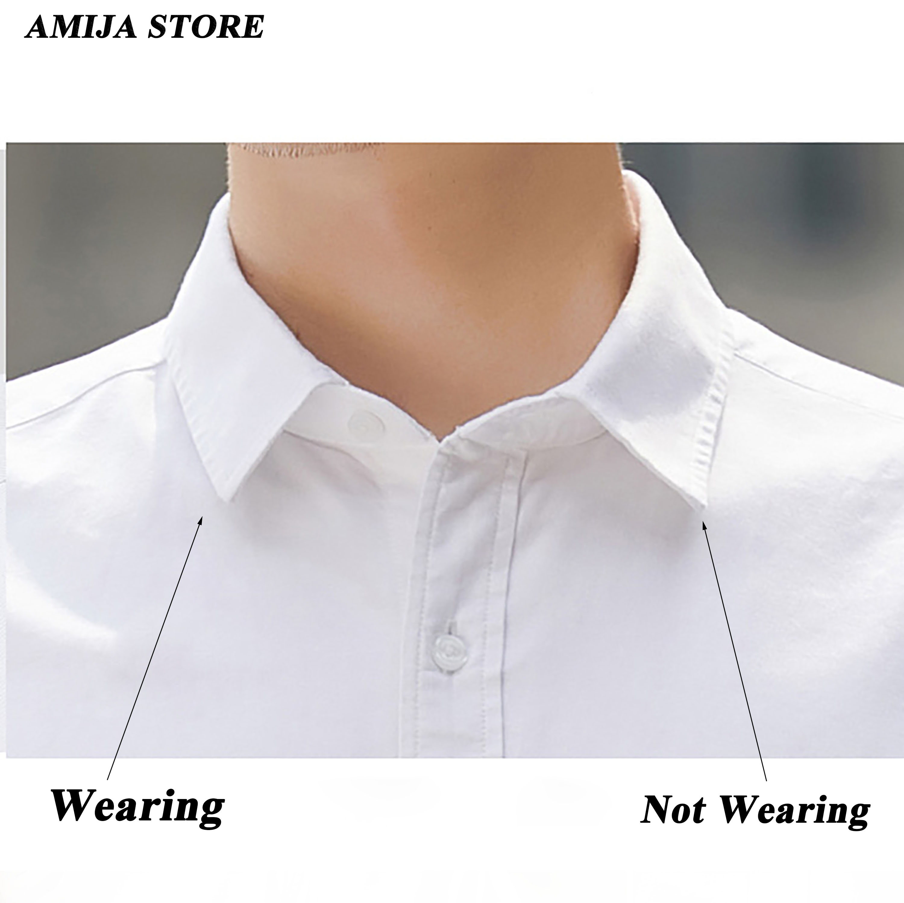 2Pcs Unique Wood Grain Collar  - огляд і ціна Men Accessories Unique
