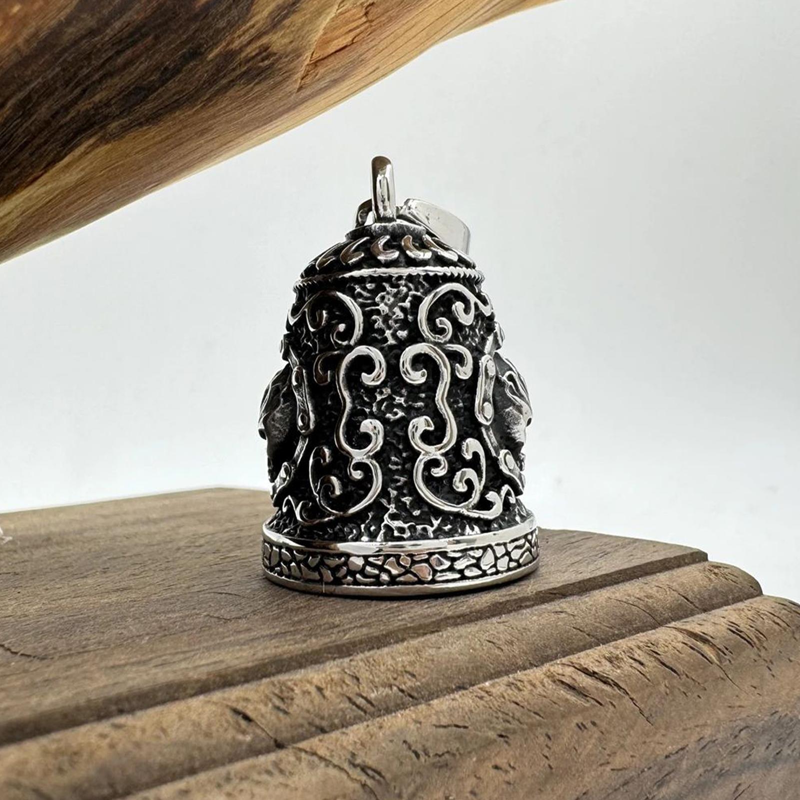 Skull Bell Charm Motorcycle Be - огляд і ціна Men'S Accessories Chain
