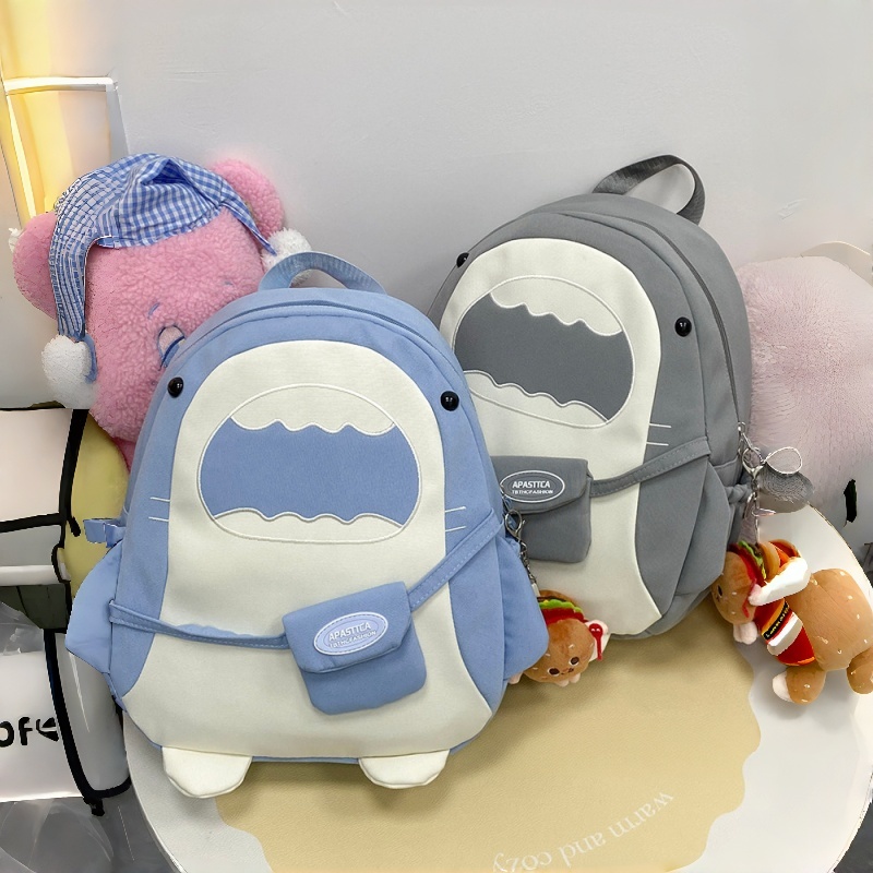 Cute Cartoon Shark Backpack Ka - огляд і ціна Men'S Accessories Travel Bag