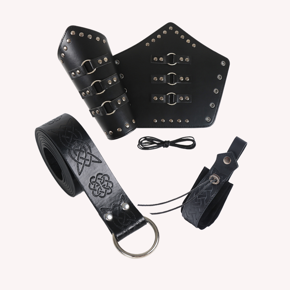 Men Arm Armor PU Leather Medie - огляд і ціна Men'S Viking Accessories