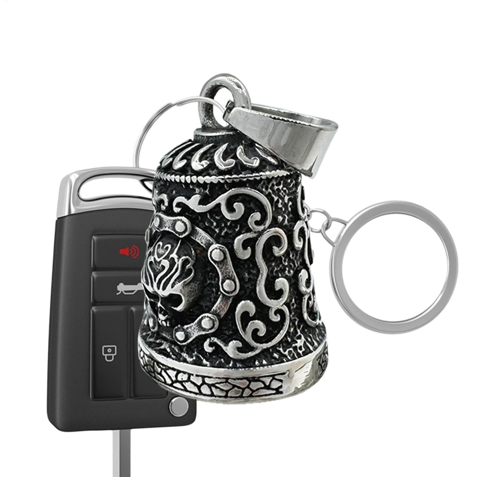 Skull Bell Charm Motorcycle Be - огляд і ціна Men'S Accessories Chain
