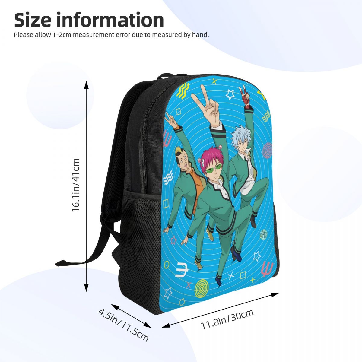 Personalized S-Saikies K Manga - огляд і ціна Men'S Accessories Travel Bag