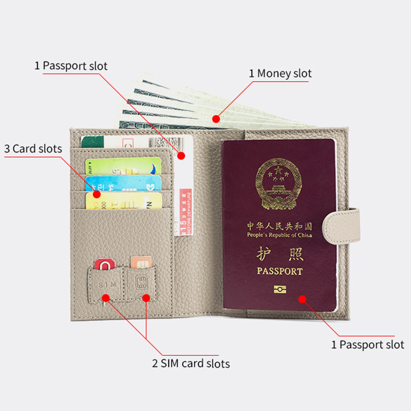 Genuine Cow Leather Passport H - огляд і ціна Men'S Accessories Travel Bag