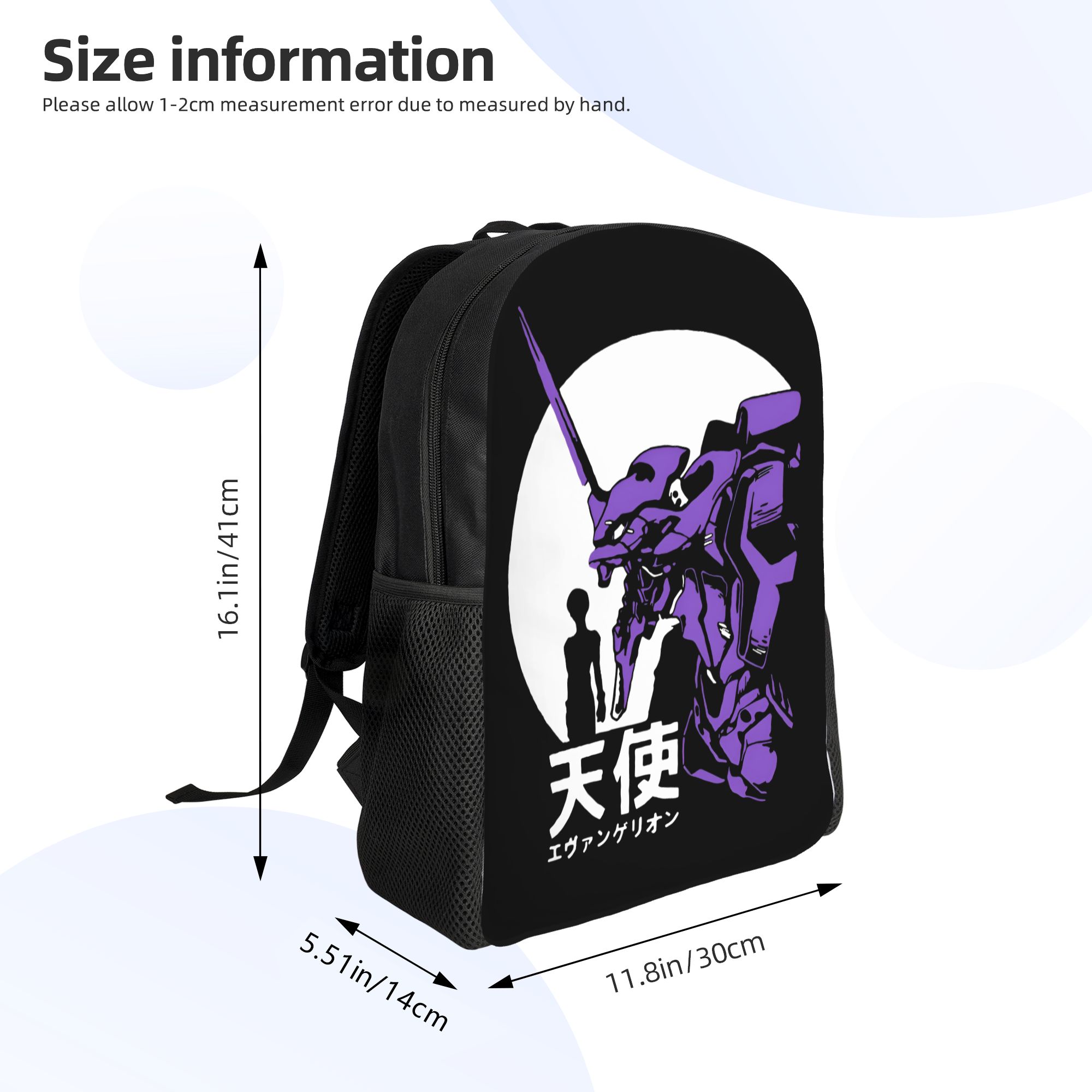 3D Print E-Evangelions Backpac - огляд і ціна Men'S Accessories Travel Bag