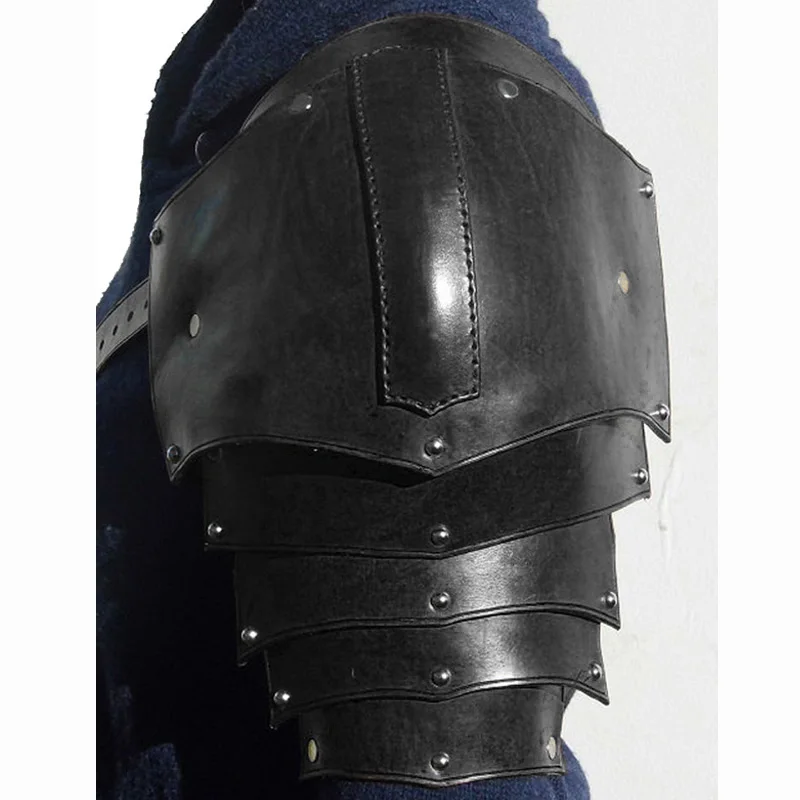 Medieval Leather Shoulder Armo - огляд і ціна Men'S Viking Accessories