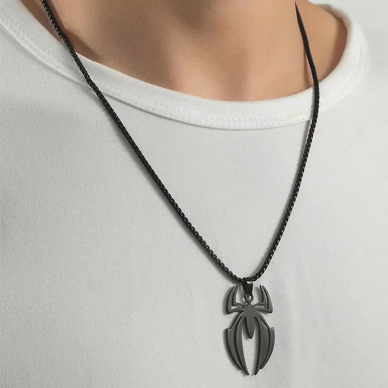 Gothic Spider Shape Necklace S - огляд і ціна Men'S Accessories Chain