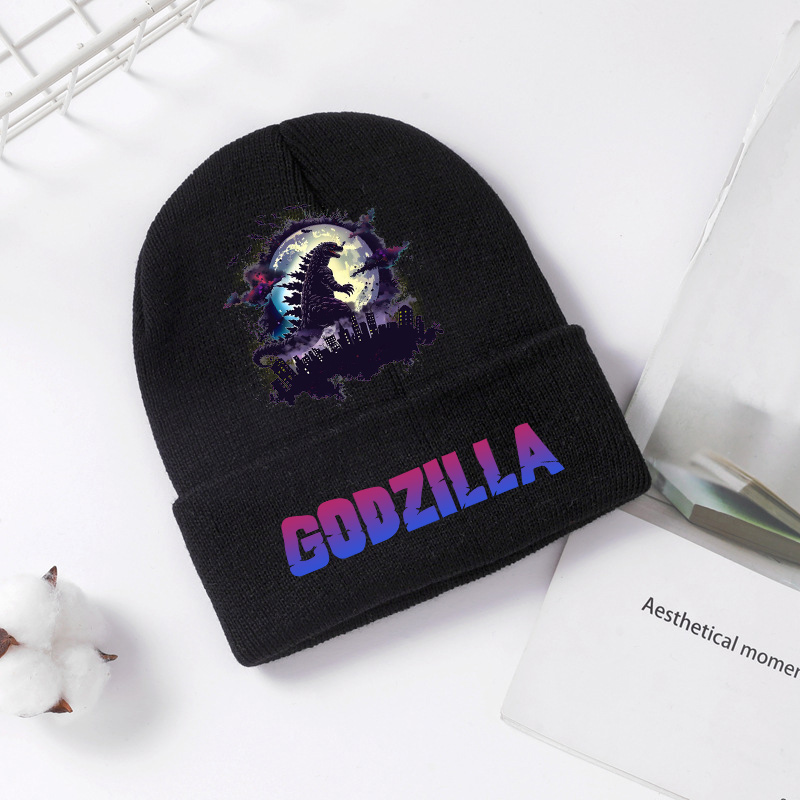 Godzilla Knitted Hat Winter Sp - огляд і ціна Men Accessories Unique