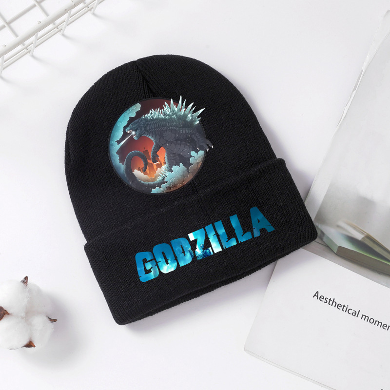 Godzilla Knitted Hat Winter Sp - огляд і ціна Men Accessories Unique