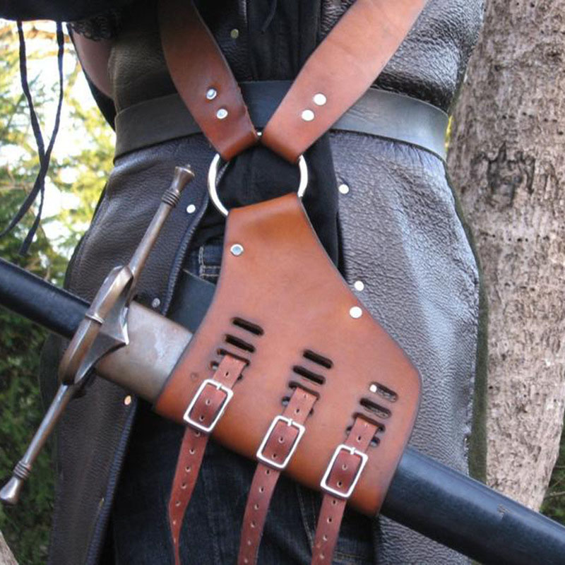 Medieval Shoulder Strap Sword  - огляд і ціна Men'S Viking Accessories