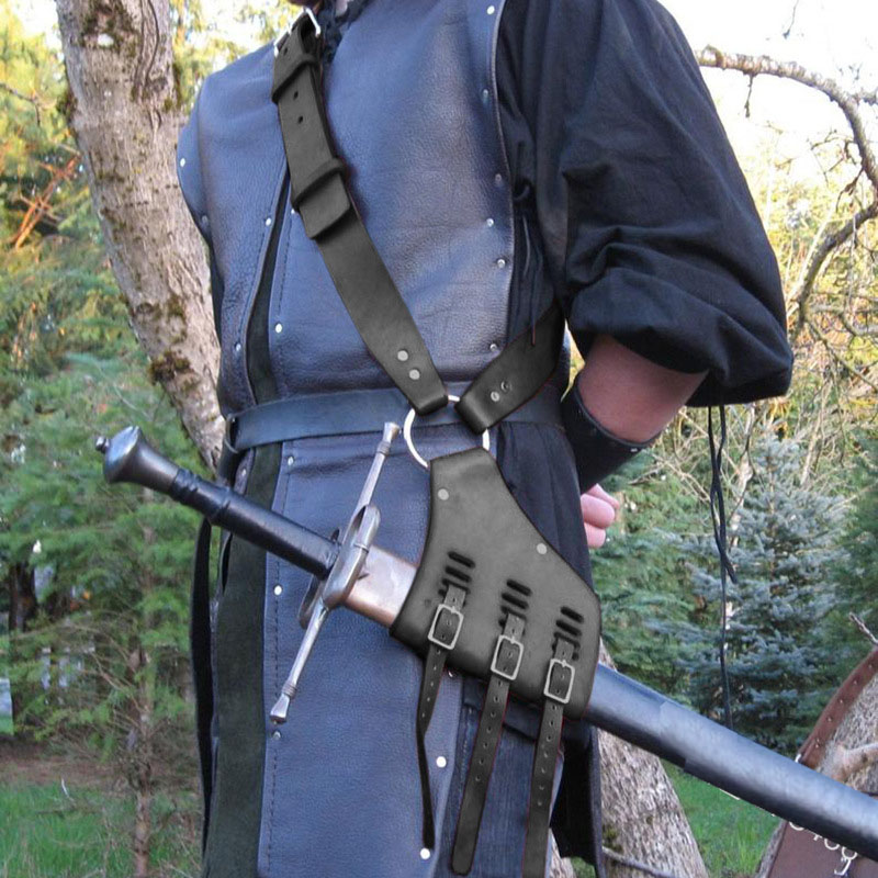 Medieval Shoulder Strap Sword  - огляд і ціна Men'S Viking Accessories